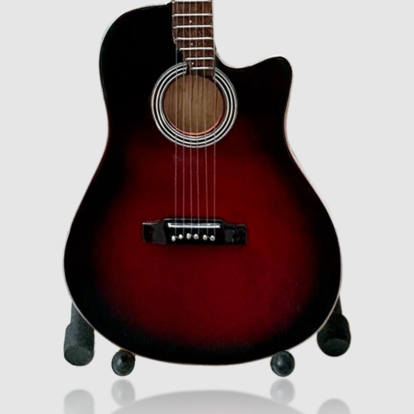 Acoustic Guitar Unique With Stand