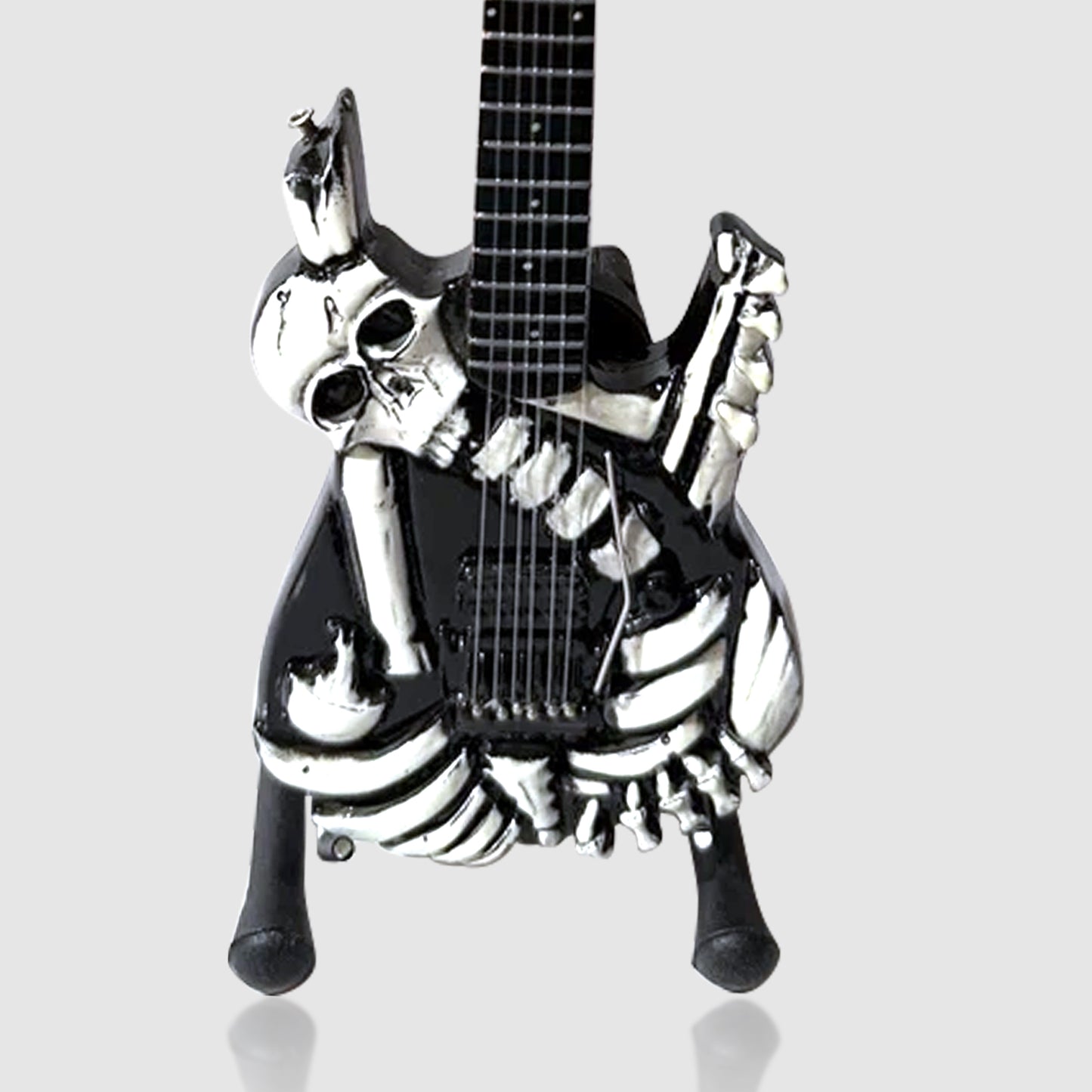 George Lynch (Dokken) miniature 10” tribute guitar with stand