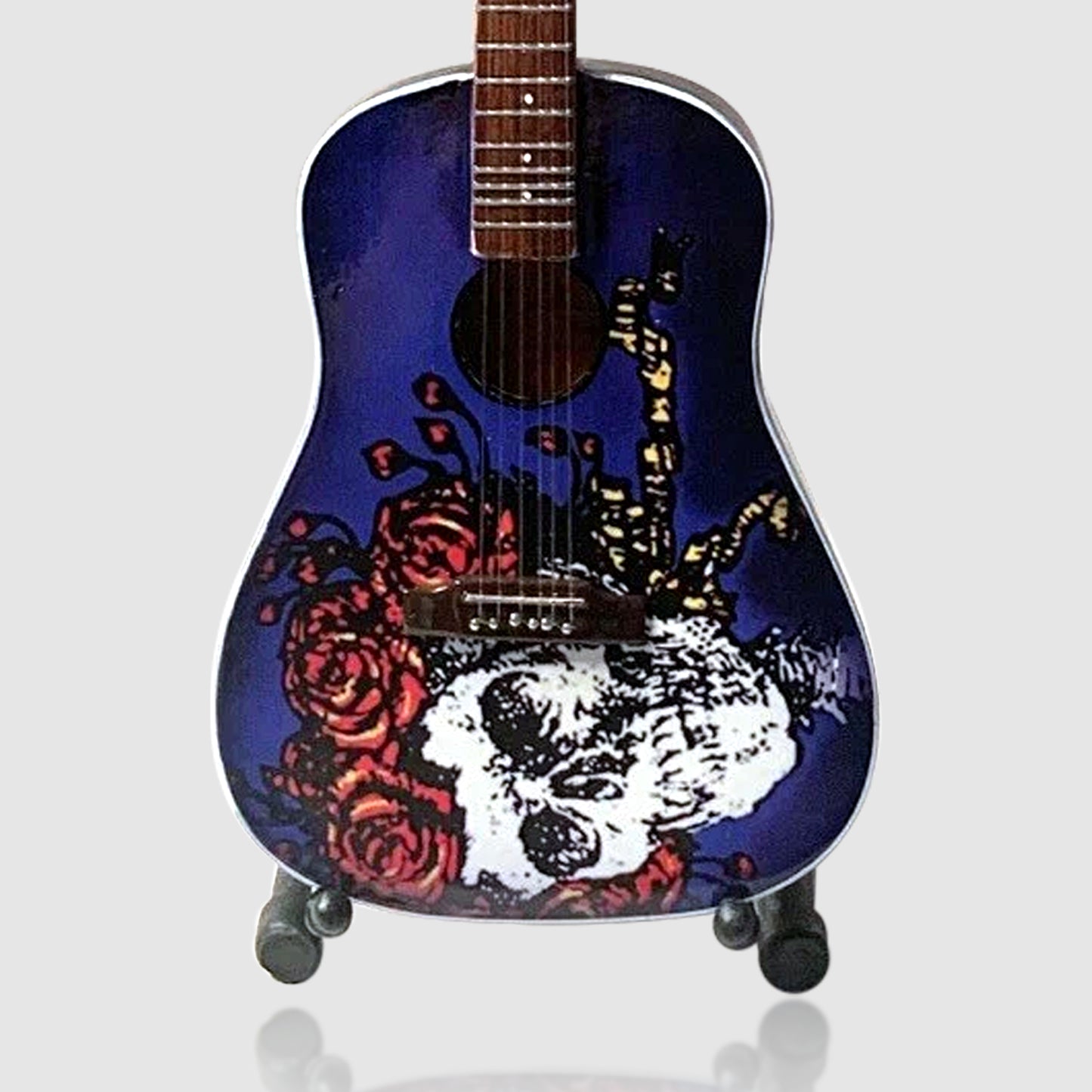 Grateful Dead Miniature 10” Guitar With Stand. On Sale!