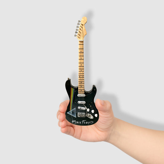 Pink Floyd (Dark Side Of The Moon) Miniature 10” Guitar With Stand