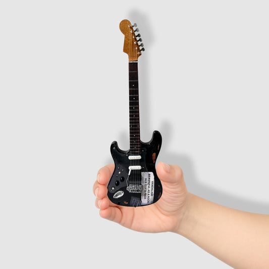 The Nirvana Miniature "Vandalism" 10" Guitar With Stand. Only 1 Produced!