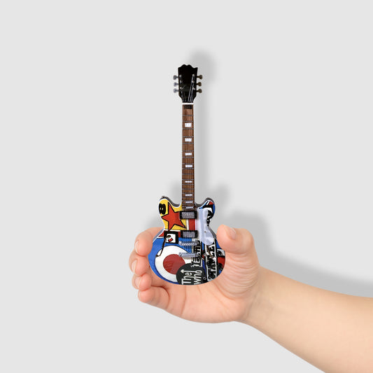 The Who Miniature 10” Tribute Guitar With Stand