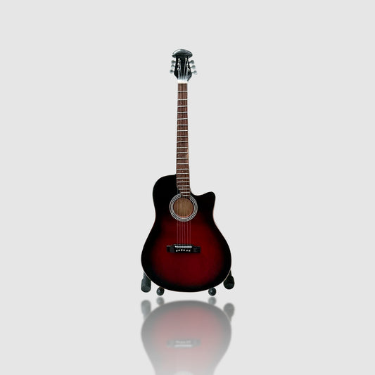 Acoustic Guitar Unique With Stand