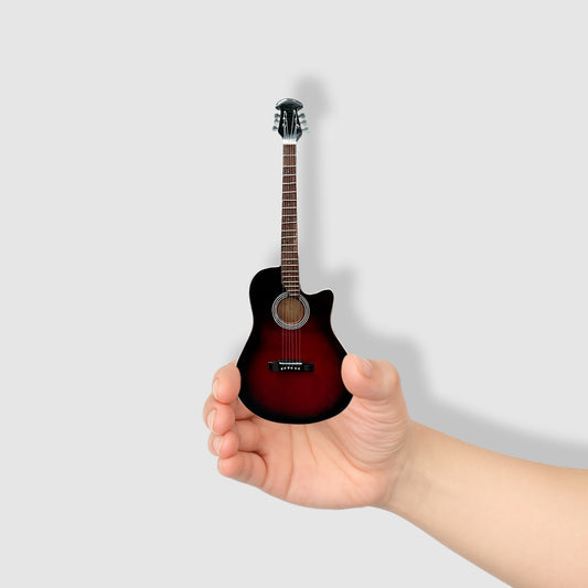 Acoustic Guitar Unique With Stand