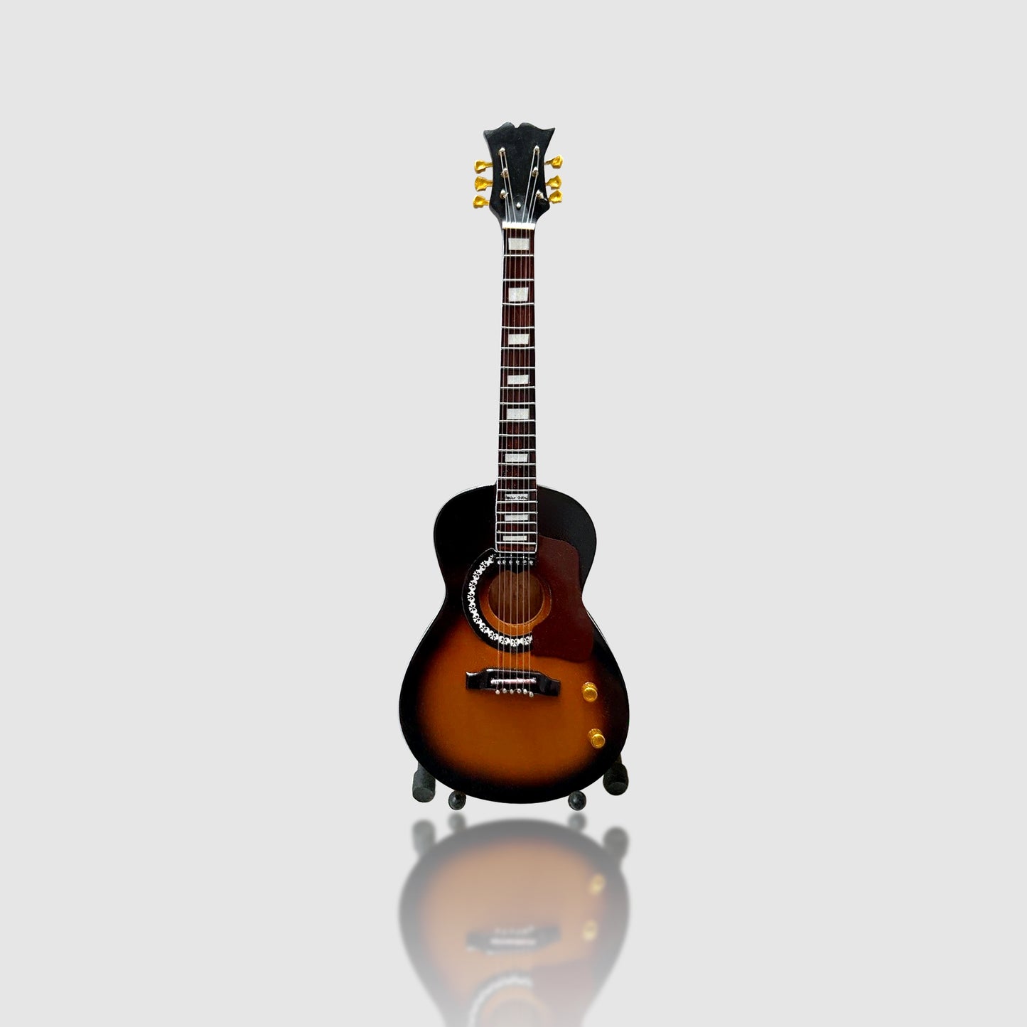 Acoustic Guitar Unique With Stand