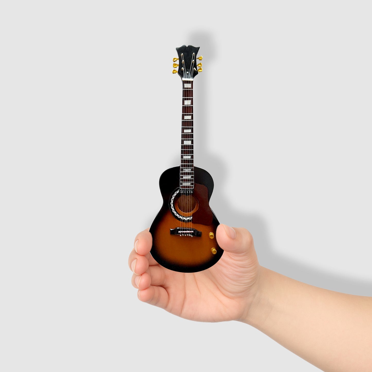 Acoustic Guitar Unique With Stand