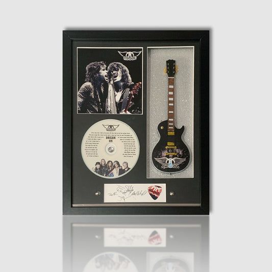 Aerosmith Guitar Tribute 11”x14” Shadow Box Featuring “Dream On”