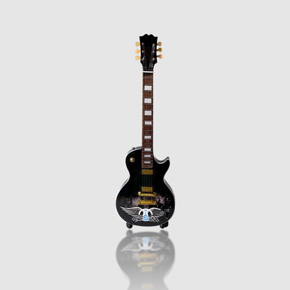 Aerosmith Miniature 10” Tribute Guitar With Stand. Last One! 1:4 Scale