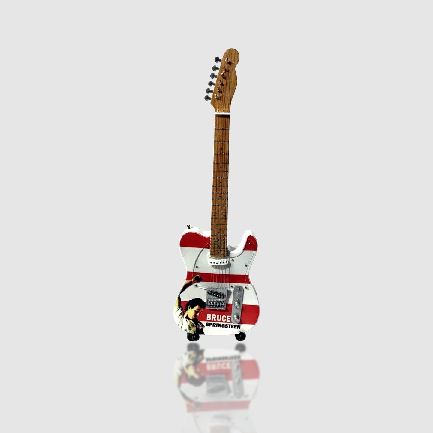 Bruce Springsteen Miniature 10” Tribute Guitar With Stand