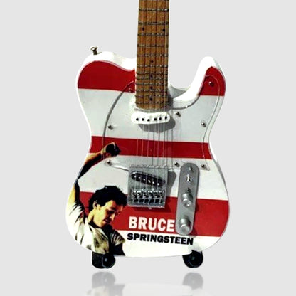 Bruce Springsteen Miniature 10” Tribute Guitar With Stand