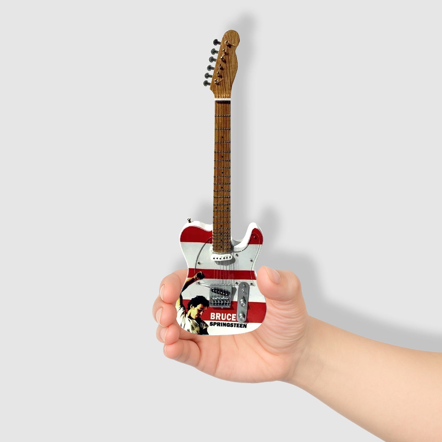 Bruce Springsteen Miniature 10” Tribute Guitar With Stand