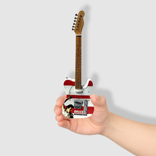 Bruce Springsteen Miniature 10” Tribute Guitar With Stand