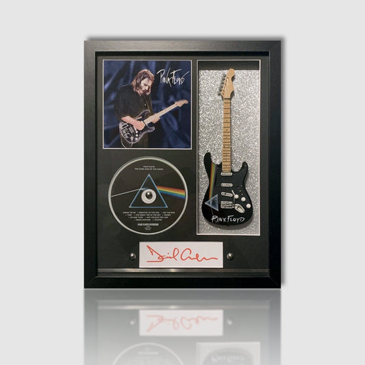 David Gilmore (Pink Floyd) Guitar Tribute 11”x14” Shadow Box