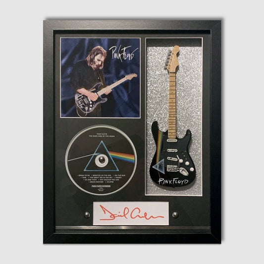 David Gilmore (Pink Floyd) Guitar Tribute 11”x14” Shadow Box