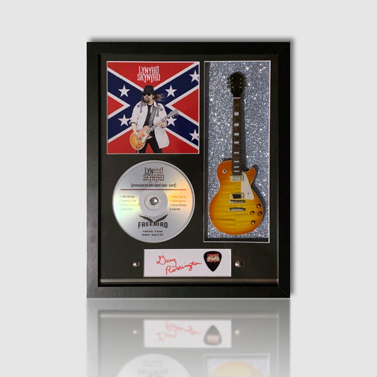 Gary Rossington (Lynyrd Skynyrd) Shadow Box Frame Tribute. 11”x14” Frame