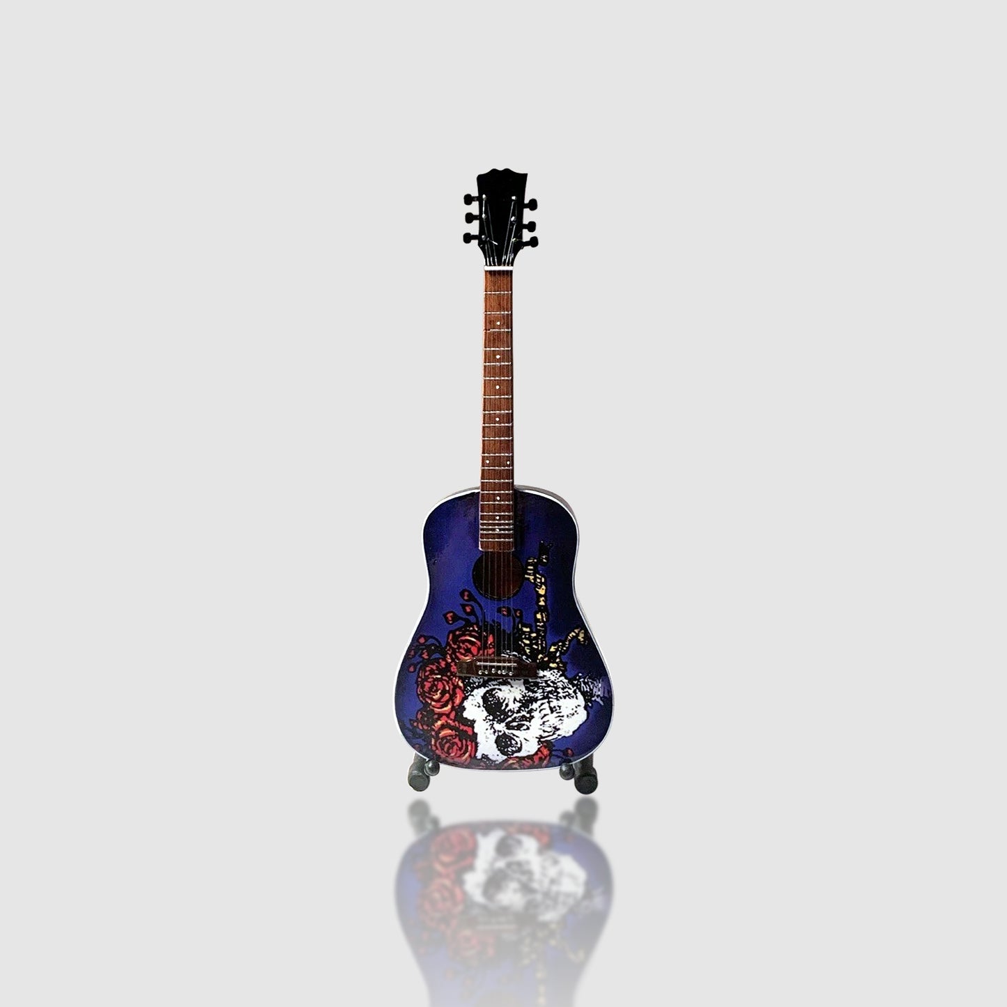 Grateful Dead Miniature 10” Guitar With Stand. On Sale!