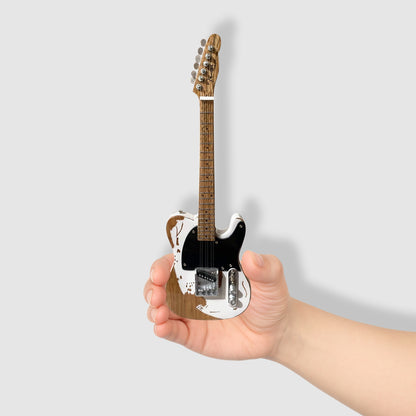 Jeff Beck 10” Miniature Guitar With Stand. Very Rare! Incredible Details