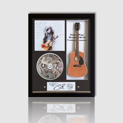 Jimmy Page "Led Zeppelin III" 11”x14” Guitar Tribute Shadow Box Frame. Ask for I-IV