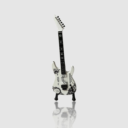 Kirk Hammett Ouija White Electric Guitar Floyd Rose Basswood Body. 1/4 Scale