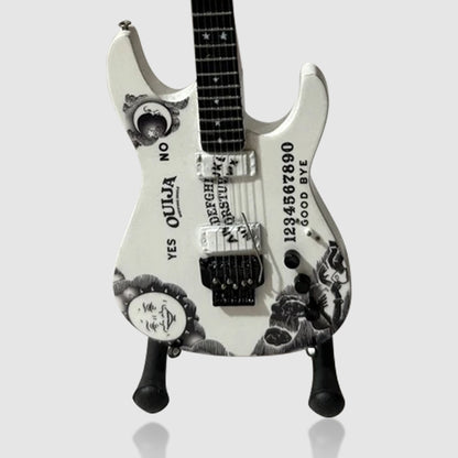 Kirk Hammett Ouija White Electric Guitar Floyd Rose Basswood Body. 1/4 Scale