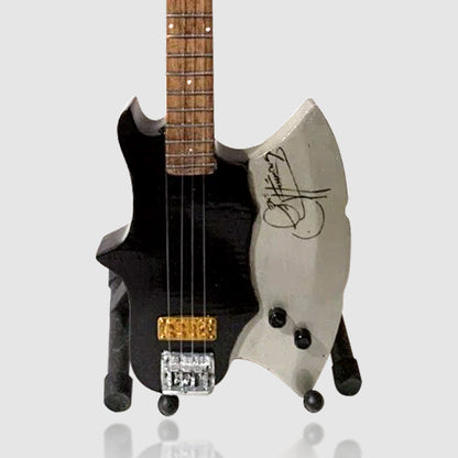 Kiss (Gene Simmons) Miniature 10” Bass Guitar With Stand. Rare Item!