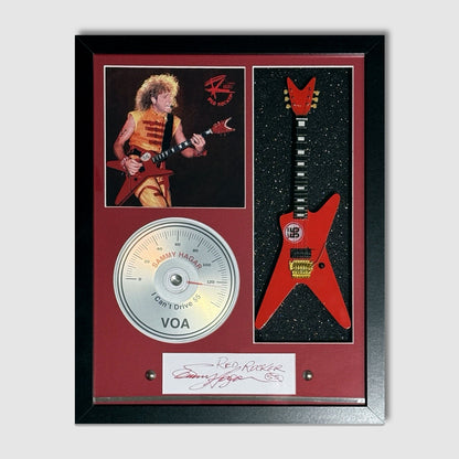 Sammy Hagar (VOA) 11”x14” Guitar Tribute Shadow Box Frame. Fast Shipping! 1 Left!