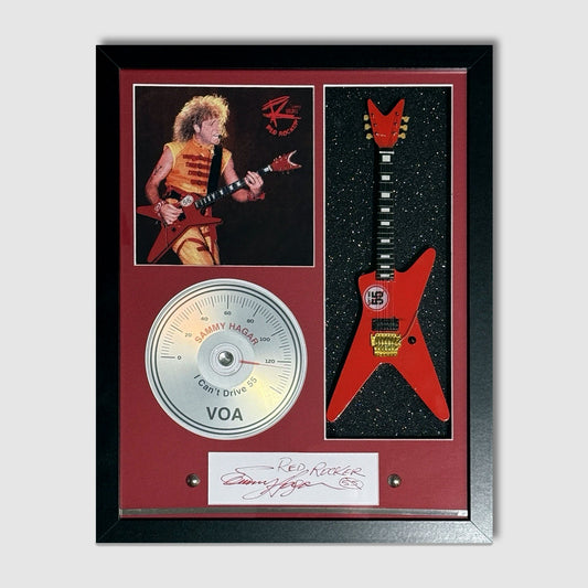 Sammy Hagar (VOA) 11”x14” Guitar Tribute Shadow Box Frame. Fast Shipping! 1 Left!