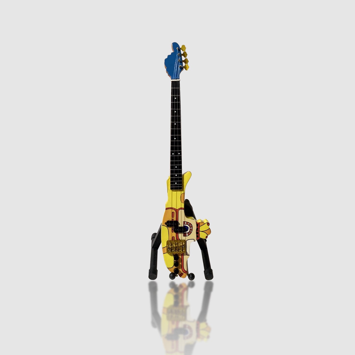 The Beatles Miniature 10” Guitar With Stand. 1:4 Scale