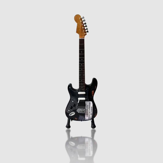 The Nirvana Miniature "Vandalism" 10" Guitar With Stand. Only 1 Produced!
