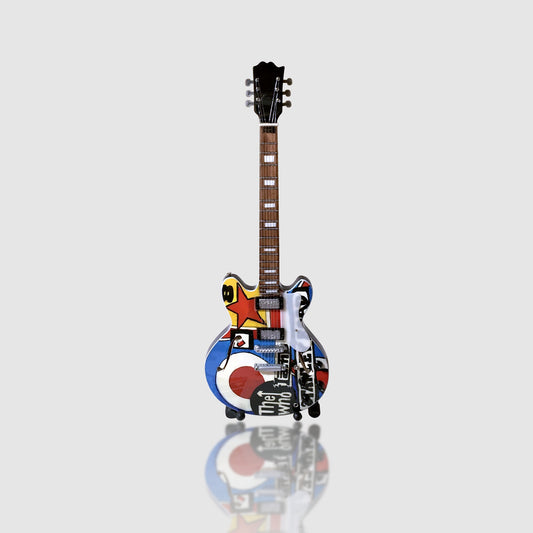 The Who Miniature 10” Tribute Guitar With Stand