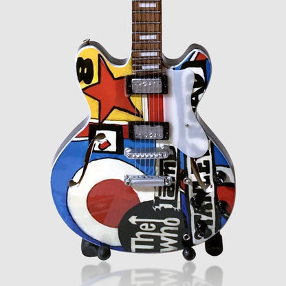 The Who Miniature 10” Tribute Guitar With Stand