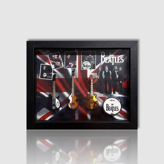 The Beatles Guitar Tribute Shadow Box Frame