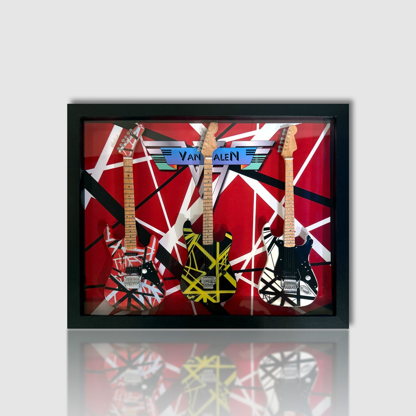 Van Halen Tribute 11”x14” Guitar Shadow Box Frame